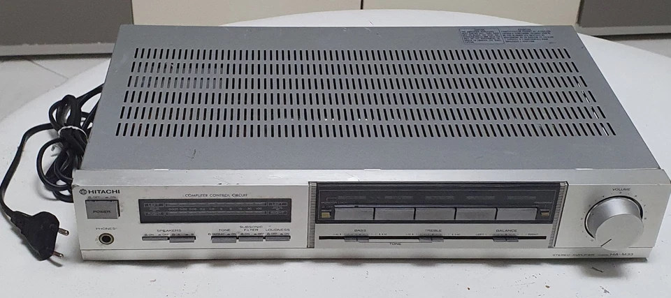 Amplificatore Integrato Hitachi Computer Control Circuit Stereo Amplifier HA-M33 - Immagine 1 di 4