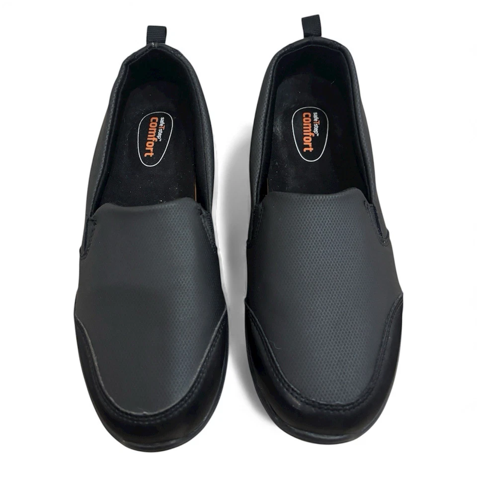 Safe T Step Camina 2.0Women 6.5 черные нескользящие устойчивые рабочие туфли для кормления в отличном состоянии - Изображение 1 из 4
