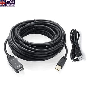 Active Repeater USB 2.0 Extension Cable Male to Female Built-in IC (B823) - Picture 1 of 7