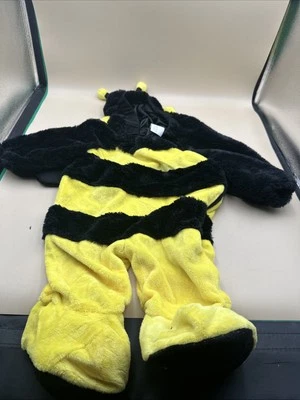 #7F-Bumble Bee Disfraz Sudadera con Capucha Niños Pequeños Disfraz de Halloween 12-24 Meses Foto 1 de 4