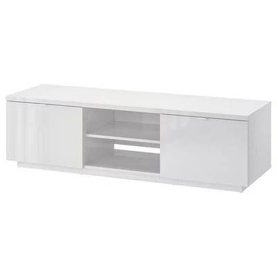 Nuevo Banco TV IKEA BYÅS Alto Brillo Blanco Duradero Resistente 160x42x45 cm Foto 1 de 4