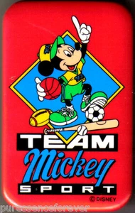 Disney Button Badge: Walt Disney World/Team Mickey Store: Team Mickey Sport  - Picture 1 of 1