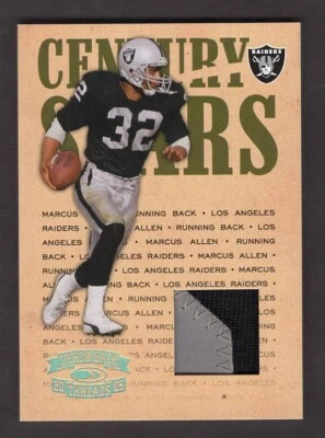 Marcus Allen RAIDERS PRIME GAME USED 01/25 #1 2005 Donruss Throwback Threads HOF - Image 1 of 4