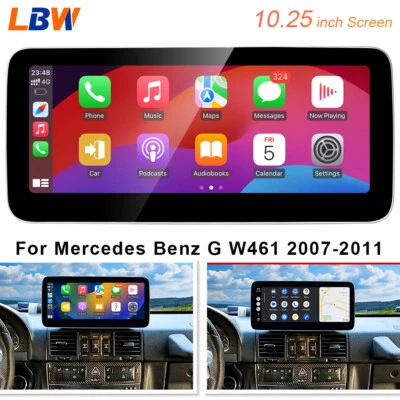 For Mercedes Benz G W461 2007-2011 10.25'' Car Multimedia Screen Carplay Wifi BT - Image 1 of 4