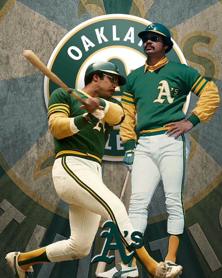 Oakland Athletics Lithograph print of Reggie Jackson 2020  - Image 1 of 1