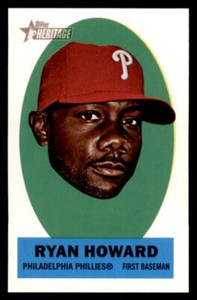 2012 Topps Heritage Stick-Ons Ryan Howard #27 Philadelphia Phillies