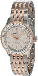 BREITLING Navitimer AUTO 41mm 18K Rose Gold SS Men's Watch U17329F41G1U1 - Picture 1 of 5