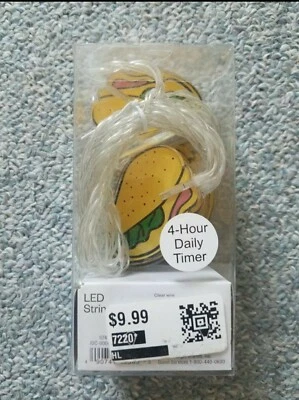 Room Essentials Tacos String Lights 10 lights, 10 feet - Image 1 of 3