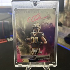 2022 Origins FOTL Chris Olave On Card Auto Pink /8 #RAU-COL New Orleans Saints