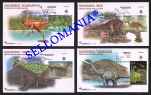 2016 DINOSAURIOS DINOSAURS EDIFIL 5063 / 66 SPD FDC COMPLET SERIES TC20139 - Picture 1 of 1