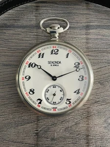 Sekonda orologio da tasca meccanico Pocket Watch Russo Ferrovie Urss Ussr - Imagen 1 de 3