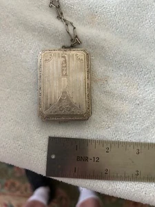 Antique Art Deco Nouveau Coin Purse Floral With Bouquet - Picture 1 of 8