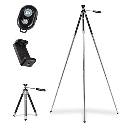 KODAK PhotoGear 42” Tripod 8-Section Stainless Steel Tripod w/Bluetooth Remote - Image 1 of 4