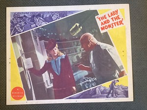 Lady And The Monster - Original 1944 Lobby Card - Erich Von Stroheim