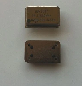 NDK CRYSTAL OSCILLATORS 33.12000 MHz (2 PCS) - Picture 1 of 1