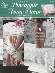 Pineapple Home Décor Crochet Valance Table Runner Mantle Scarf Armrest Chair - Picture 1 of 2
