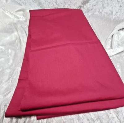 4 Yards Pink Cotton Blend Fabric Upholstery Drapery Sewing 44" Wide - Image 1 of 4