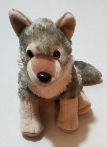 Wild Republic Cuddlekins Realistic Plush Timber Wolf 12" - Picture 1 of 4