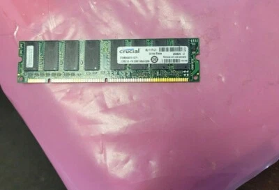 PC 512MB 2RX8 SDRAM PC133 133MHZ CL2 168PIN NO ECC DOBLE RANGO 32X8 SIN BÚFER  Foto 1 de 2