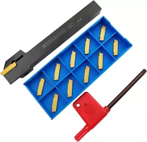Portaherramientas de corte de ranurado de torno MGEHR12-2 con inserto de ranurado MGMN200-G - Imagen 1 de 7
