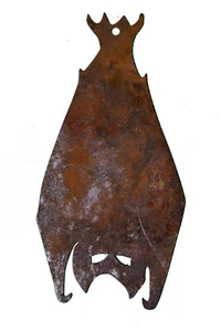 Fledermaus "Malte" in rostiger Ausführung aus Cortenstahl - Bild 1 von 1