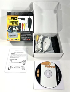 Easy VHS To DVD For Mac USB 2.0 Video Capture Transfer System Open Box - Picture 1 of 11