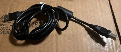 USB 2.0 A to B 6 FT. with Ferrite Ring Core - Image 1 of 3