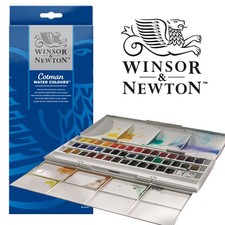 Winsor & Newton Cotman 45 Half Pan Studio Watercolour Set