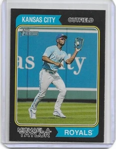 2023 Topps Heritage Michael A. Taylor Black Border Parallel #490 50 Copies! - Picture 1 of 2