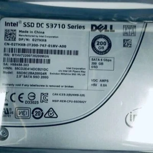 200GB Intel DC S3710 Series SSD MLC SATA III 2,5" 200GB SSDSC2BA200G4R DELL - Bild 1 von 2