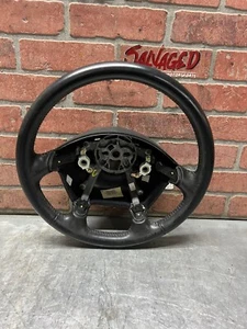 96-99 Mitsubishi 3000GT Dodge Stealth Black Steering Wheel $ - Picture 1 of 15