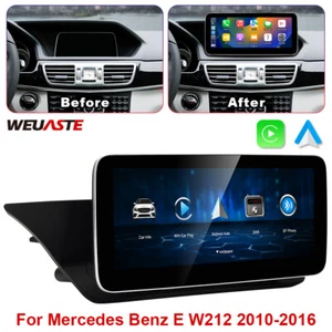 Carplay Android Auto 10.25'' Navi Touch Screen For Mercedes Benz E W212 2010-16 - Picture 1 of 12