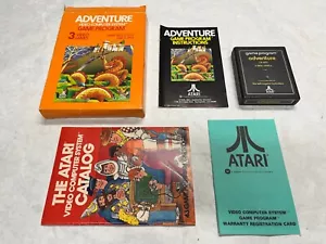 Atari VCS 2600 Game Complete in Original Box 1980 Adventure Matching Text Label - Picture 1 of 18