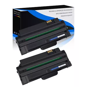 2 PK High Yield Toner Cartridge for Sumsung MLTD105L MLT-D105L ML-1910 SCX-4623F - Picture 1 of 22