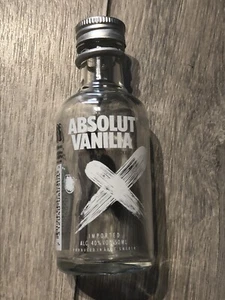 Absolut Vanilla Flavoured Vodka 50ml EMPTY BOTTLE upcycling - Picture 1 of 5