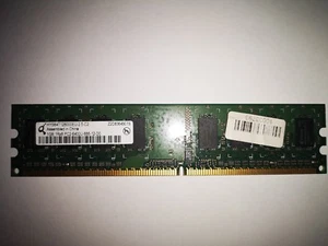 PC DDR RAM QIMONDA HYS64T128000EU-2,5-C2 1GB DDR2-800 PC2-6400 U-666-12-DO  - Bild 1 von 2