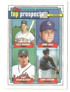 Top Prospects First Basemen #126 - Topps casi nuevo-como nuevo 1992 - Imagen 1 de 2