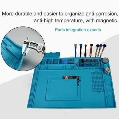 Phone Repair Magnetic Heat Insulation Silicone Pad Desk Work Mat / Repair Tool - Image 1 of 4