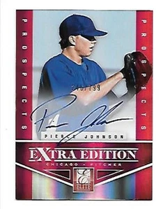 Pierce Johnson 2012 Donruss Elite Edición Extra #148 1st RC Auto SN 246/799 - Imagen 1 de 1