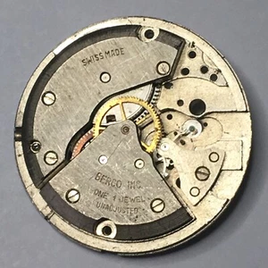 Langendorf Watch Co. Lanco Berco Watch Movement for Spares or Repairs - Picture 1 of 5