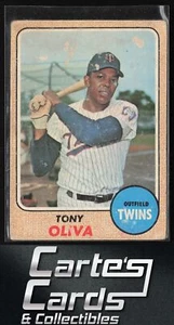 Tony Oliva 1968 Topps #165 Minnesota Twins Hall of Fame - Foto 1 di 2
