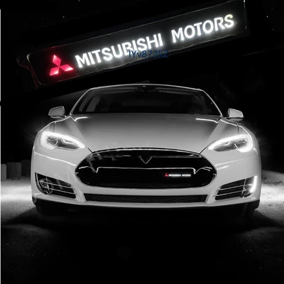 Insignia ABS luminiscente emblema rejilla parachoques delantero coche luz LED Foto 1 de 2