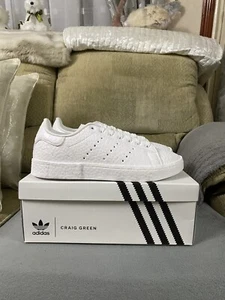 Adidas x Craig Green Stan Smith Boost weiß Turnschuhe neu im Karton Größe 12uk Herren IG7821 - Bild 1 von 20