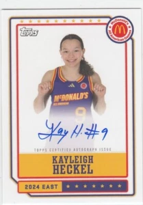 2024 Kayleigh Heckel Topps Chrome McDonald's EVENT ON CARD AUTO - KH USC Trojans - Picture 1 of 1