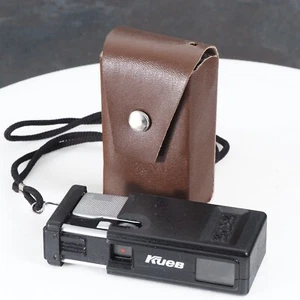 ^  KIEV 303 Subminiature 16mm Spy Camera - Black [Works] w/ Case! - Picture 1 of 5