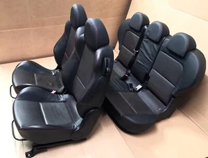 MITSUBISHI COLT CZT 2005-2012 1.5 PETROL 4G15T FRONT & REAR LEATHER SEAT SET - Picture 1 of 24