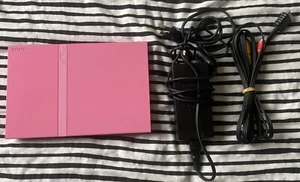 Playstation 2 PS2 Konsole Slim pink +Kabel SCPH-77004 Getestet ✅️ - Bild 1 von 4