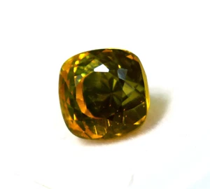 Pitambari Saphir 8,45Ct Kissenschliff Blütentöne gelb & grün lose Edelstein - Bild 1 von 7