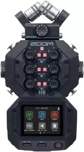 Zoom H8 Handy Recorder Black Podcast Field Recording 8-channnel Music Sound new - Picture 1 of 6