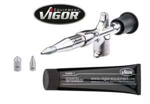 VIGOR Mini pressa per grasso incl. adattatori + 100 g grasso WOW Mini Grease Gun Bike auto - Foto 1 di 8